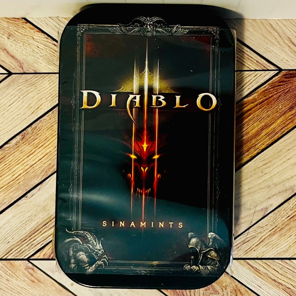 Blizzcon 2008 Diablo III Sinamints Tin‎ Sealed Blizzard Collectible Promo Loot